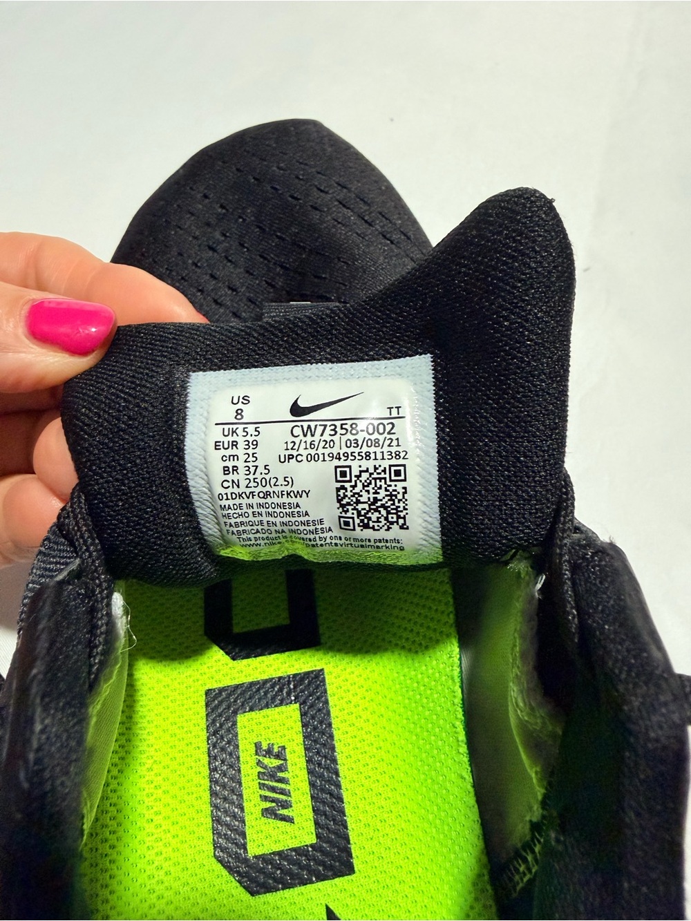 NIKE AIR ZOOM Pegasus 38 Women’s Running Shoes- Size 8-Almost New - Picture 11 of 13
